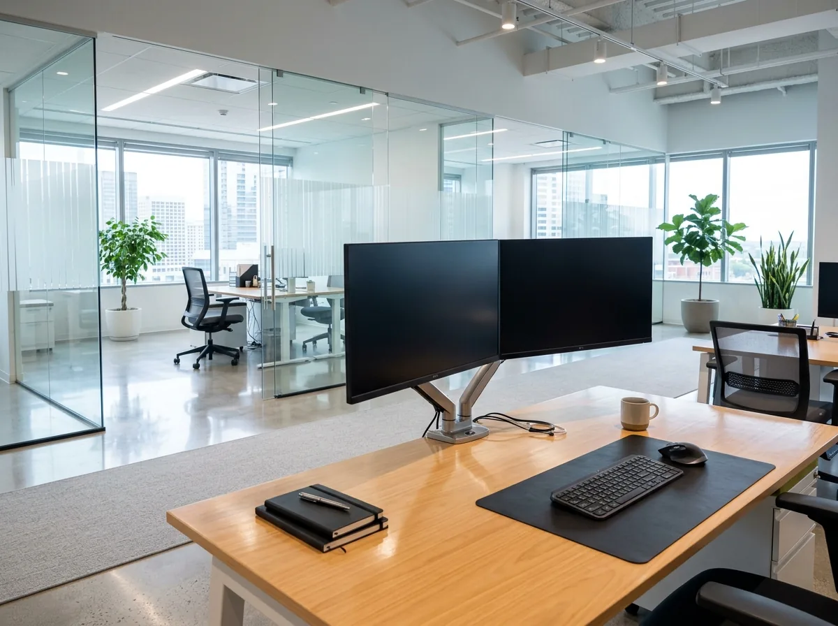 Ufficio professionale pulito e ordinato